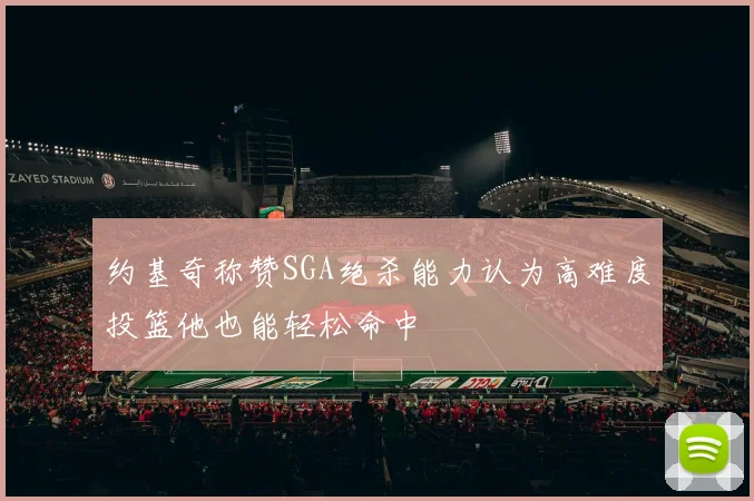约基奇称赞SGA绝杀能力认为高难度投篮他也能轻松命中